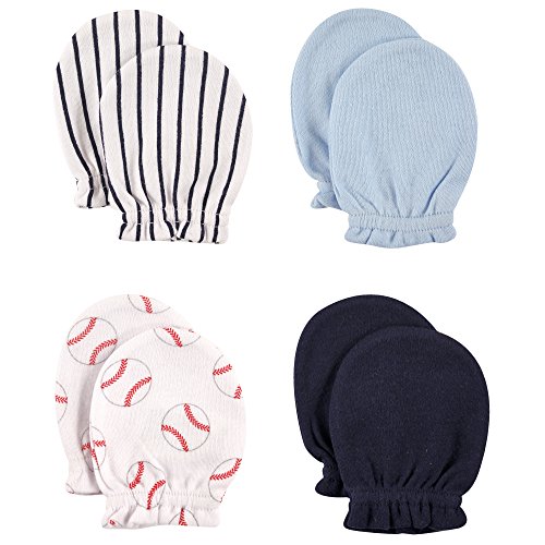 Image of Luvable Friends Unisex Baby Cotton Scratch Mittens