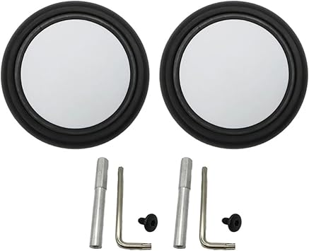 1pair Compatible with Babyzen YOYO Yoya Stroller Replacement Rubber Wheels Front and Rear Wheel Stroller AccessoriesWhite,Rear