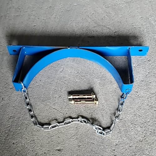 Support de rangement pour bouteilles de gaz roulant pour sécuriser et déplacer sans effort