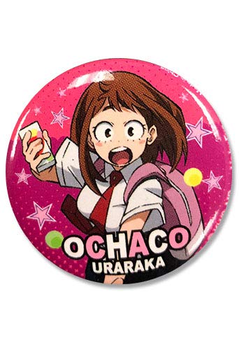 Chapa Ochaco #5 Great Eastern Entertainment de My Hero Academia 1.25 pulgadas coleccionable