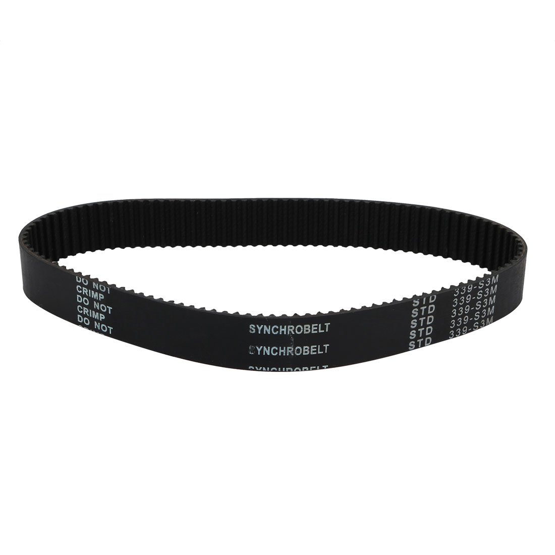 sourcingmap S3M 113 Teeth Engine Timing Belt Rubber Geared-Belt 339mm Girth 15mm Width