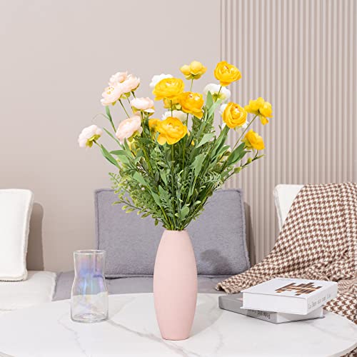 Wesail Artificial Silk Ranunculus Bush Flowers, Faux Spring Peony Floral Bundle Bouquets For Home Decorations, 4 Of Pack #TOP2