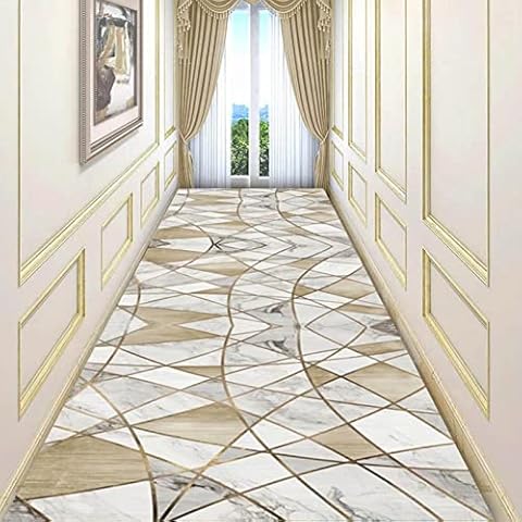 YJRBZ Modern Hallway Carpet Runner 100cm 1.5m 2m 250cm 300cm 4m 5m 6m Extra Long Carpets, Kitchen Hall Stairs Narrow Runner Rug with Non Slip Backing (Size : 60x400cm/2ftx13.1ft) Cover