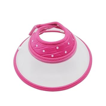 Pets EmpireRecovery Pet Cone Elizabethan Collar-Dog Puppy Cat Rabbit Pet Remedy Wound Healing Recovery Collar Protective Adjustable with Breathable Soft Edge-Color May Vary (Small)