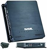Sound Storm Laboratories EV1500M 1,500-Watt Monoblock Amplifier with High/Low Crossover Remote Subwoofer Level Control