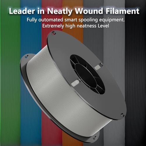 pla filament 175mm grey 1kg spool 22lbs 3d printer filament dimensional accuracy - 002mm suitable for most fdm 3d printers