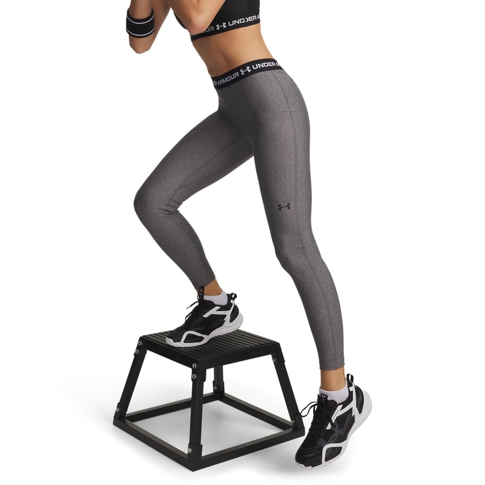 Under Armour Women's Heatgear® Performance Gym Legging - Charcoal/Black - 14 (L)
