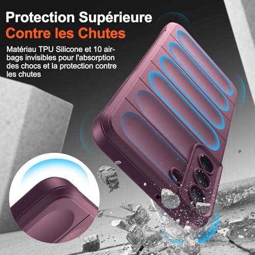 Coque silicone Samsung S22 Plus doublure microfibre douce