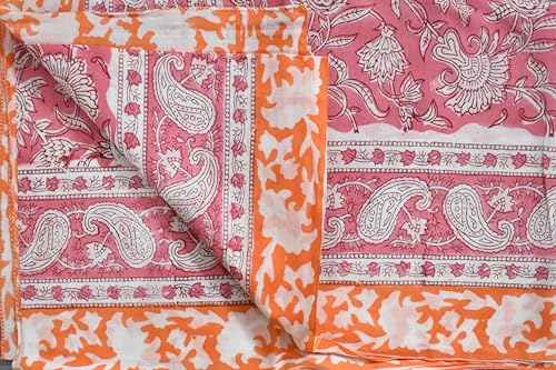 Rajbhoomi Cotton Indian Hand Block Print Sarong Coverups for Women Sarong Wrap Cover-Up4