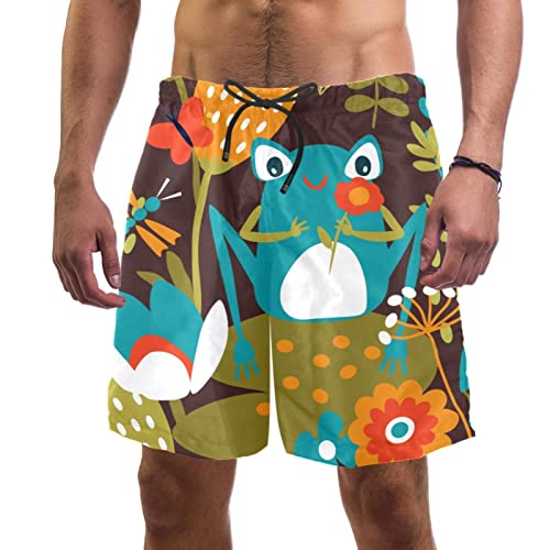 Maillots de bain pour hommes VERED short de plage grenouille libellule