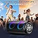 Hupoaf Portable Bluetooth Speaker with Loud Stereo Sound, Speakers Wireless Bluetooth 5.3 with 12Hrs Playtime, IPX7 Waterproof and RGB lights, Built-in Mic Outdoor Speaker for Home/Garden/Party/Travel
