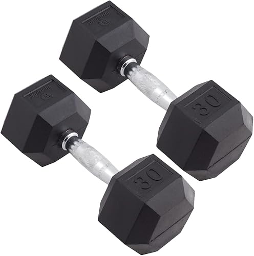 Miniatura 10 de Body Sport Rubber Encased Hex Dumbbell Weight  Dumbbells for Exercises  Strength Training Equipment  Home Gym Accessories  Weight Training