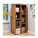 Librerie Pengjun Espositore per scaffali Livelli con scaffale in Legno (50 * 24 * 106 cm) Mensole (Colore : Legno di ciliegio)