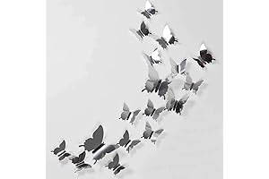 3D Mirror Butterfly Wall Stickers