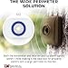 Dakota Alert Long Range Driveway Alarm Motion Detector - DCMA-4k Plus One Mile Wireless Range Alarm System - DCMT-4000 Transmitter & RE-4k Plus Receiver-Use Outdoors, Driveways, Entrances & Backyards