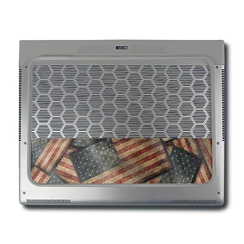 Image of MightySkins Glossy Glitter Skin Compatible with Alienware X16 R1 (2023) Full Wrap Kit - Vintage American | Protective, Durable High-Gloss Glitter Finish | Easy to Apply | Made in The USA