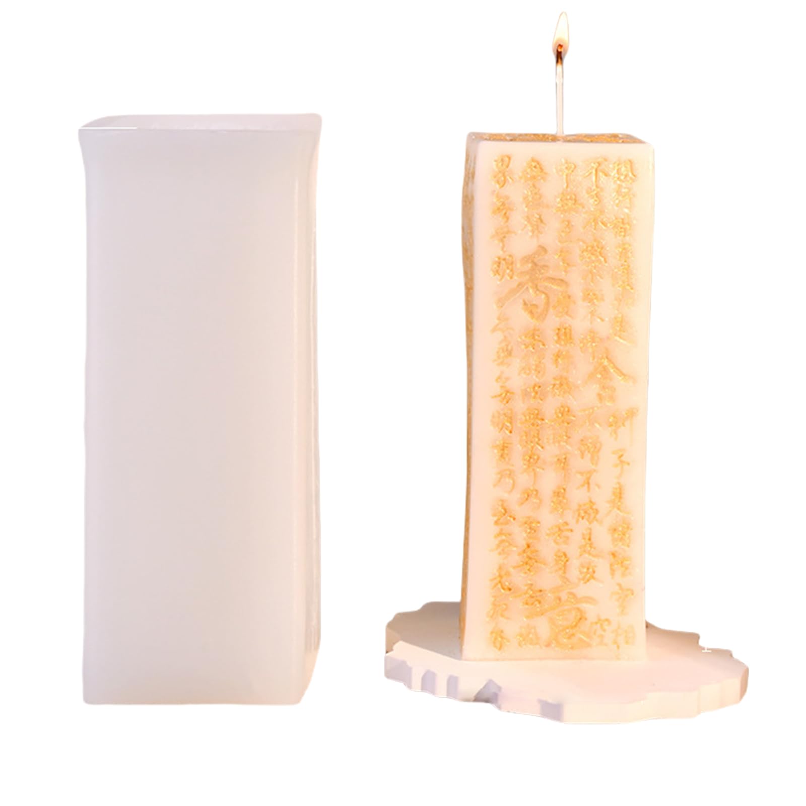 Nucelit Cuboid Silicone Molds Epoxy Resin Silicone Molds for Soap Gypsum Decoration Home Decoration