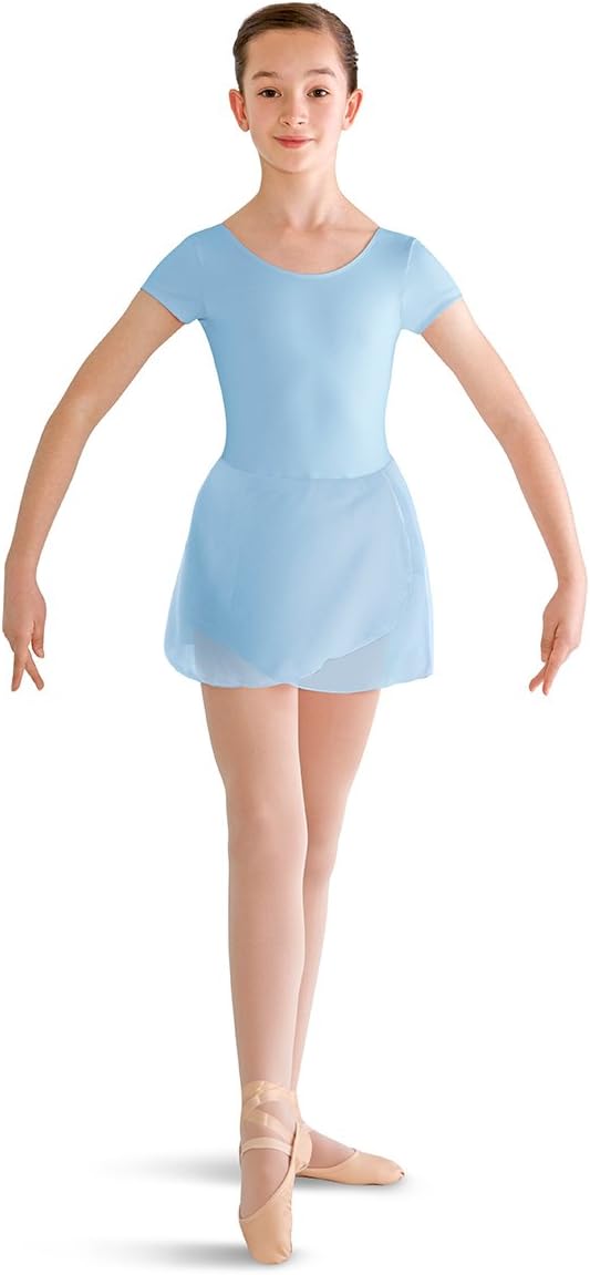 Bloch girls Prisha Short Sleeve Leotard Dress