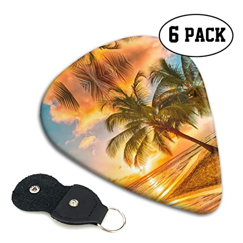 Beautiful Sunset Set de 6 médiators pour guitare acoustique, guitare électrique, basse, ukulélé – fin, moyen et épais. - Les Beatles, Paul McCartney, John Lennon, RIngo Starr, George Harrison Beautiful Sunset Set de 6 médiators pour guitare acoustique, guitare électrique, basse, ukulélé – fin, moyen et épais. – Image 3