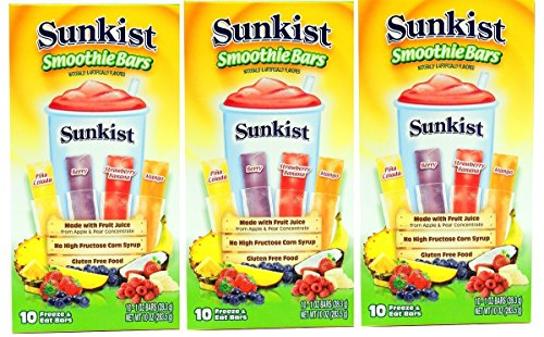 Sunkist Freeze Smoothie Bars 10 Ct Boxes Pack Of 3 Buy Online In Cayman Islands Sunkist Products In Cayman Islands See Prices Reviews And Free Delivery Over Ci 60 Desertcart