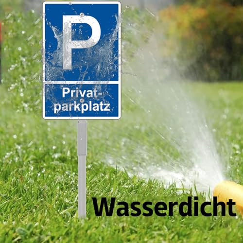 Privatparkplatz-Schild Felexdo 30×20 cm aus Aluminium