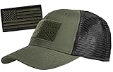Gadsden and Culpeper 5.11 Trucker Tactical Cap & Patch Bundle - Military Green - OD USA