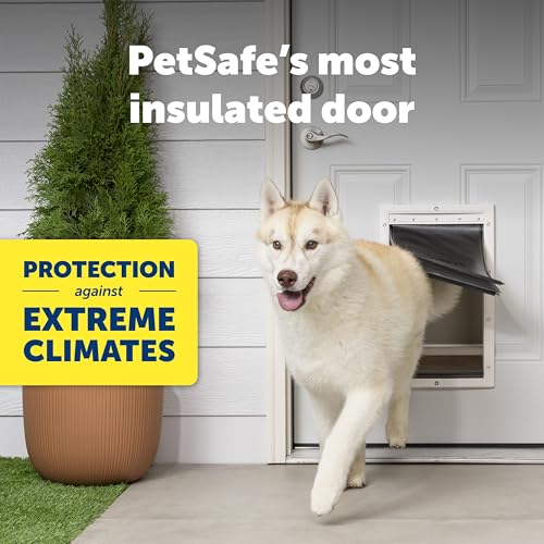 image for PetSafe Extreme Weather Aluminum Pet Door - Energy-Saving Thermal Barr