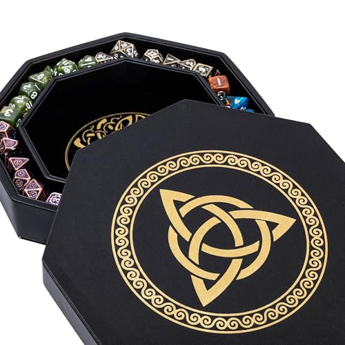 DND Dice Tray - Premium 9 Inch Tray Dungeons and...