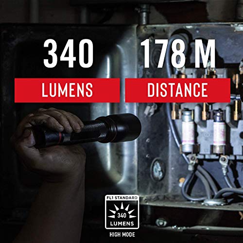 Coast Hx5R 345 Lumen Rechargeable Led Flashlight With Slide Focus And Cr123 Compatible, Batteries Included #TOP6