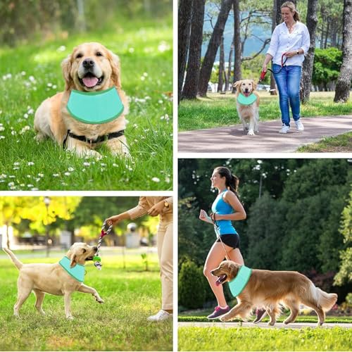KASESSS Hunde Halstücher Kühlend, Hundehalstuch, Kühltuch Hund Halstuch Kühlend, Hundes Bandana im Sommer, Atmungsaktiv Kühlhalsband für Hundes zum Ausruhen, Schlafen, Sommerspaziergang und Spielen