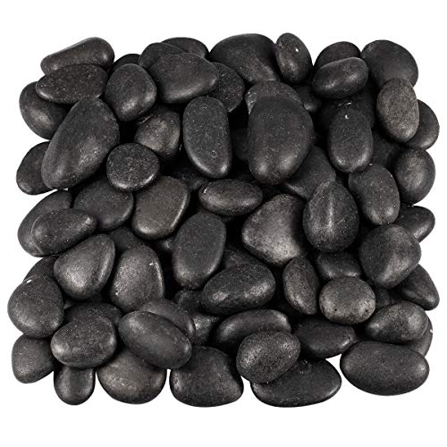 KYEYGWO Aquarium Natural Pebbles River Stones, Decorative Stones and Gravel or Garden Vase Plant Pots Fish Tank 1 Pound