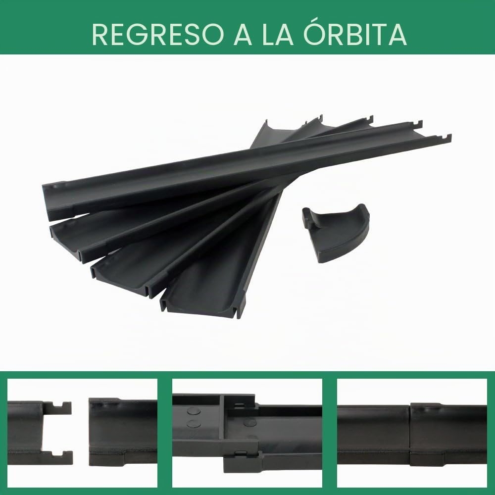 Golf Putting Trainer, Tapete de Golf de Césped de Dos Colores con Pista de Retorno de Bola Gruesa y Función Automática