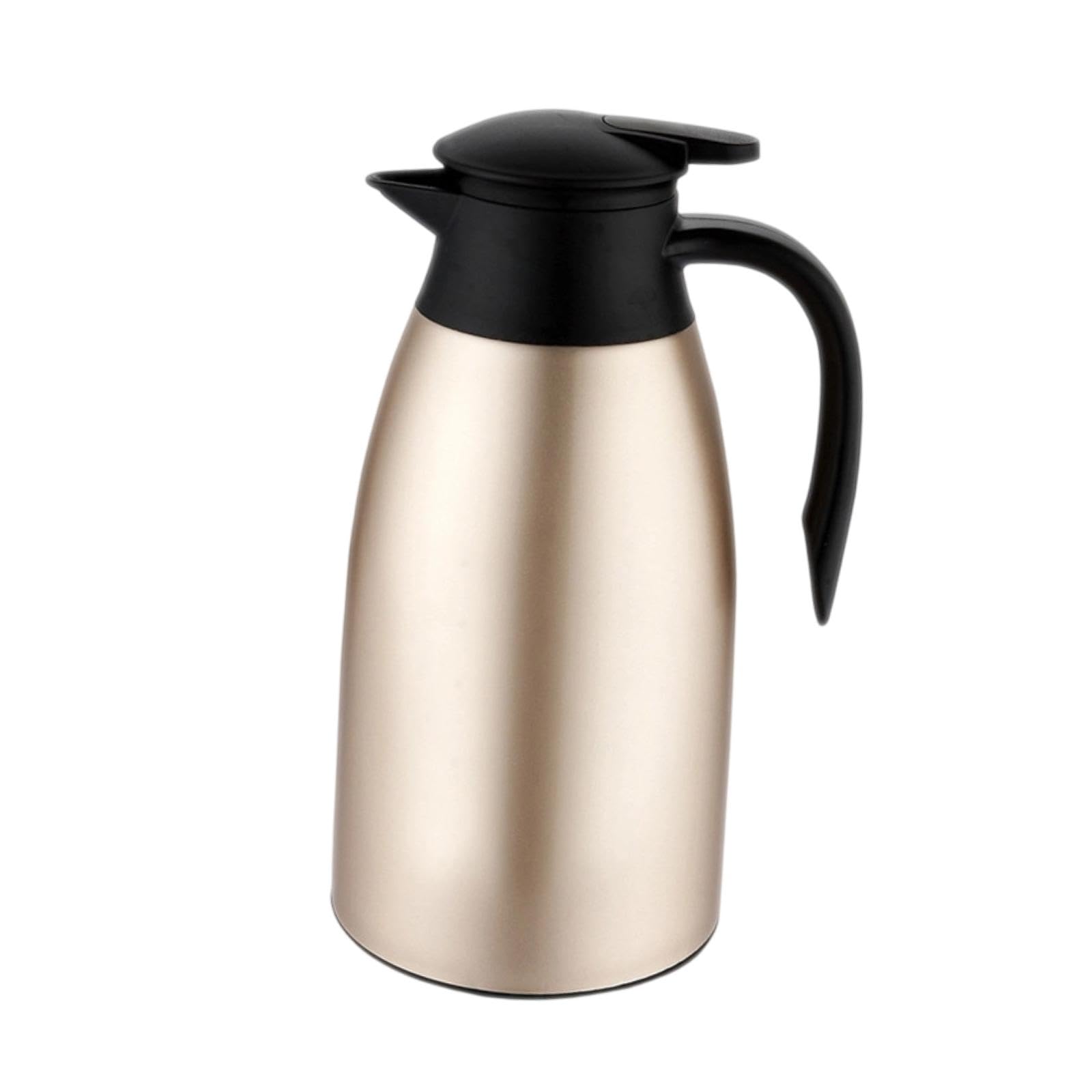 con Beccuccio per caffè, tè E Altre Bevande, Realizzato in Acciaio Inox, Ideale per La Casa O L'Ufficio, Oro
