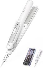 Mini Hair Iron, Ultra Lightweight, 356°F (180°C), Professional Specifications, Straightening Iron, For Bangs, Curls Straight, 30s Rapid Heating, Built-in Negative Ions, Glossy Hair, Hair Care