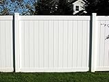 Vinyl Privacy Fence Panel Kit 6'X8'