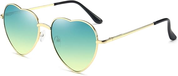 Amazon Dollger サングラス 偏光サングラス 偏光レンズ 10g超軽量 Uv400 紫外線カット 調光 運転用 釣り用 アウトドア ハート型 おしゃれ レディース メンズ サングラス 通販