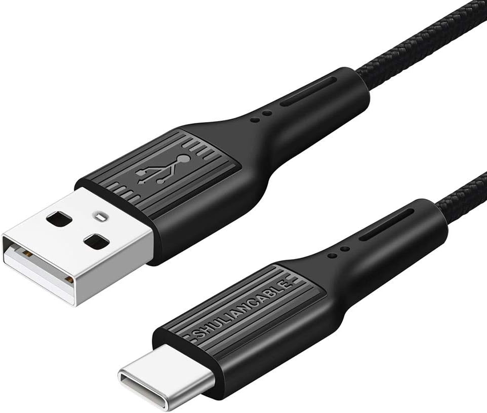 SHULIANCABLE USB Type C Cable, USB C 2.0 Fast Charge Cable, for Samsung, MacBook, Sony, LG, HTC 10 and More (3.3Ft/1Meter, Black)
