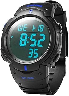 Skmei Military Mens Sport Simple Design Digital LED Screen Large Numbers Waterproof Casual