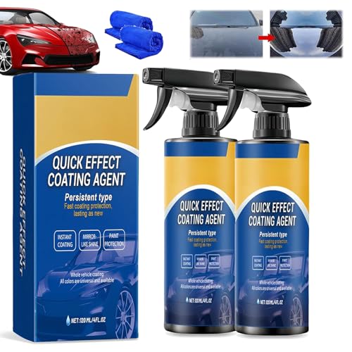 ZANWANXIN Advanced Car Quick-Acting Coating Agent Spray, Quick Effect Coating Agent, Advanced Car Quick Acting (2pcs)