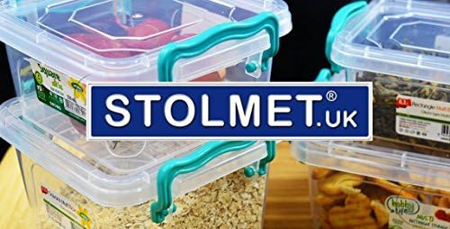 Plastic Food Container Box (square 0.3 Litre, Random)