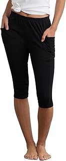 Women's 100% Organic Pima Cotton Capri Leggings