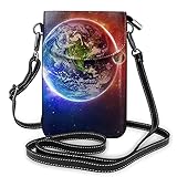 Matériau : notre élégant sac pour téléphone portable est fabriqué en cuir PU microfibre, doux et durable.