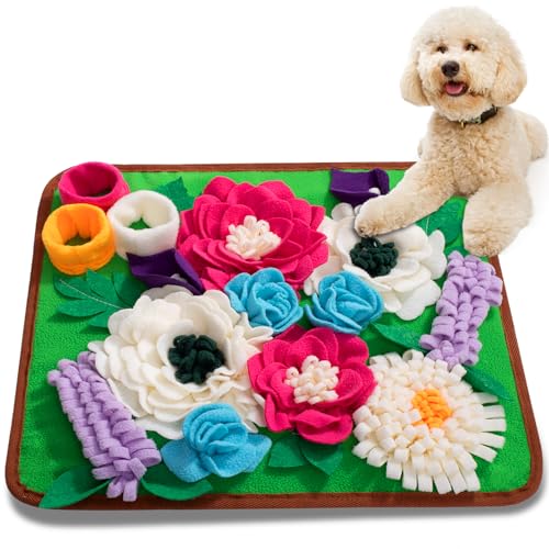 Meilzer Snuffle Mat for Dogs Pet Treats Feeding Mat for Small/Medium Breed Dogs...