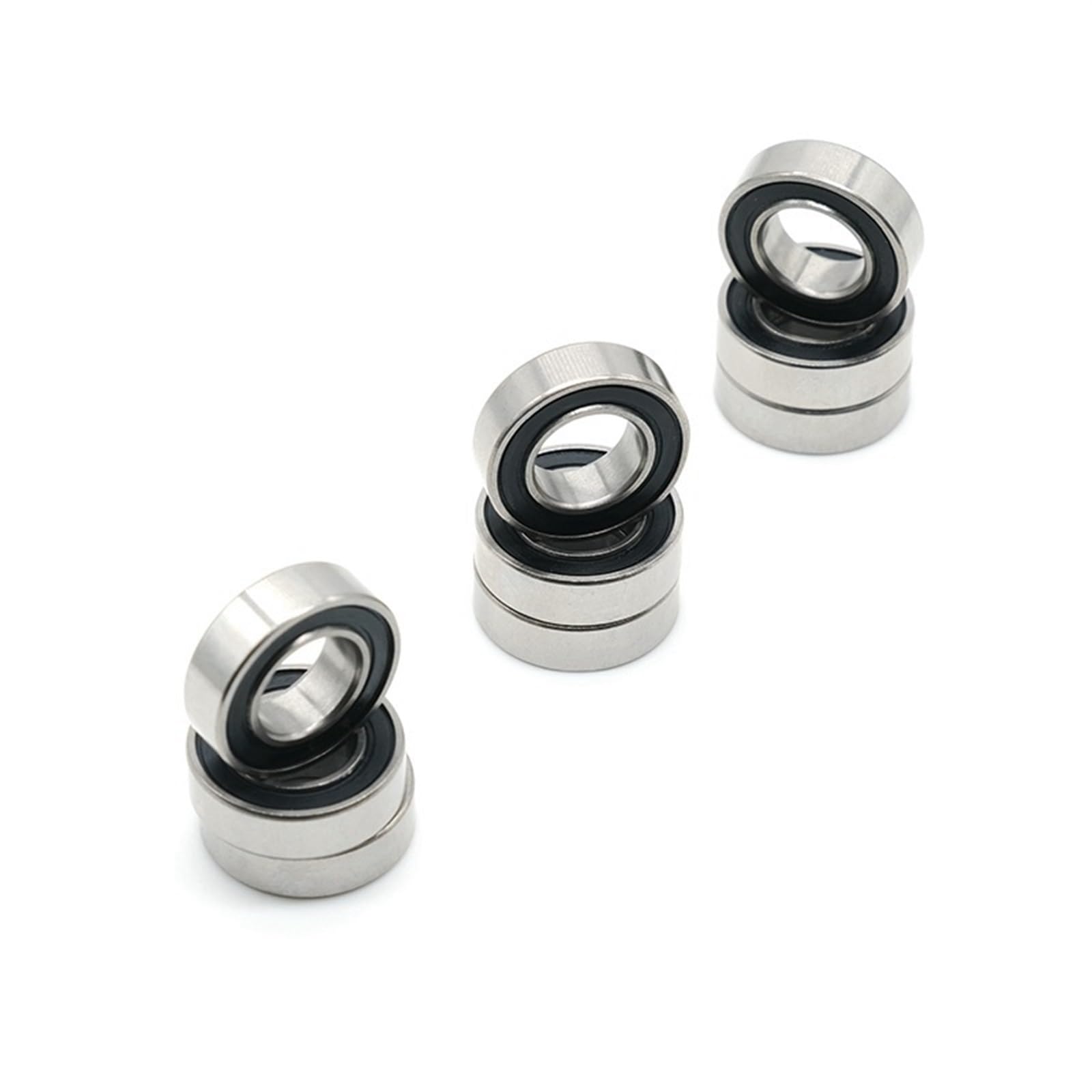 Roulements miniatures à gorge profonde, 10 pièces, 627 627 2RS 6272RS, 7x22x7mm