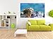 Produktbild Leguan Echse Reptil 3D Look Wandtattoo 70 x 115 cm Wanddurchbruch Wandbild Sticker Aufkleber DesFoli © R464