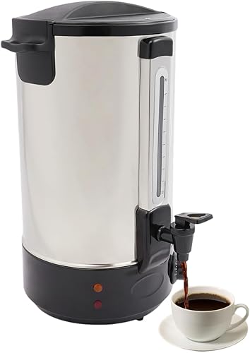 Miniatura 9 de Dispensador eléctrico de agua caliente de 2 galones, caldera y calentador de agua comercial de acero inoxidable de 950 W, temperatura de 110 V 2