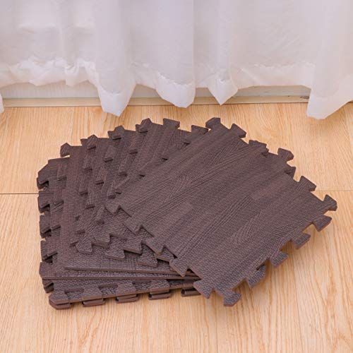 Clispeed 12 peças de tapetes de espuma de EVA para exercícios em equipamentos de ginástica