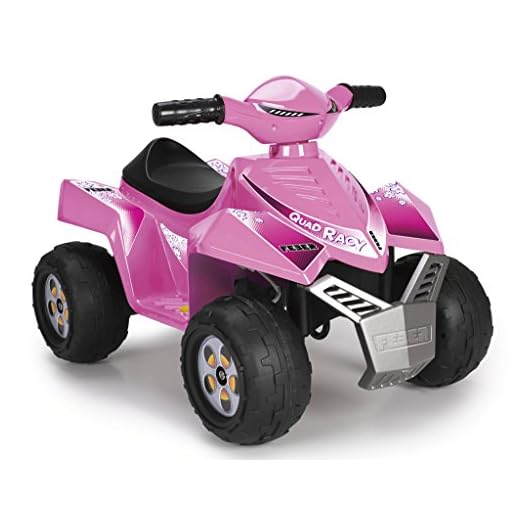Quad Elettrico Racy di Feber Rosa