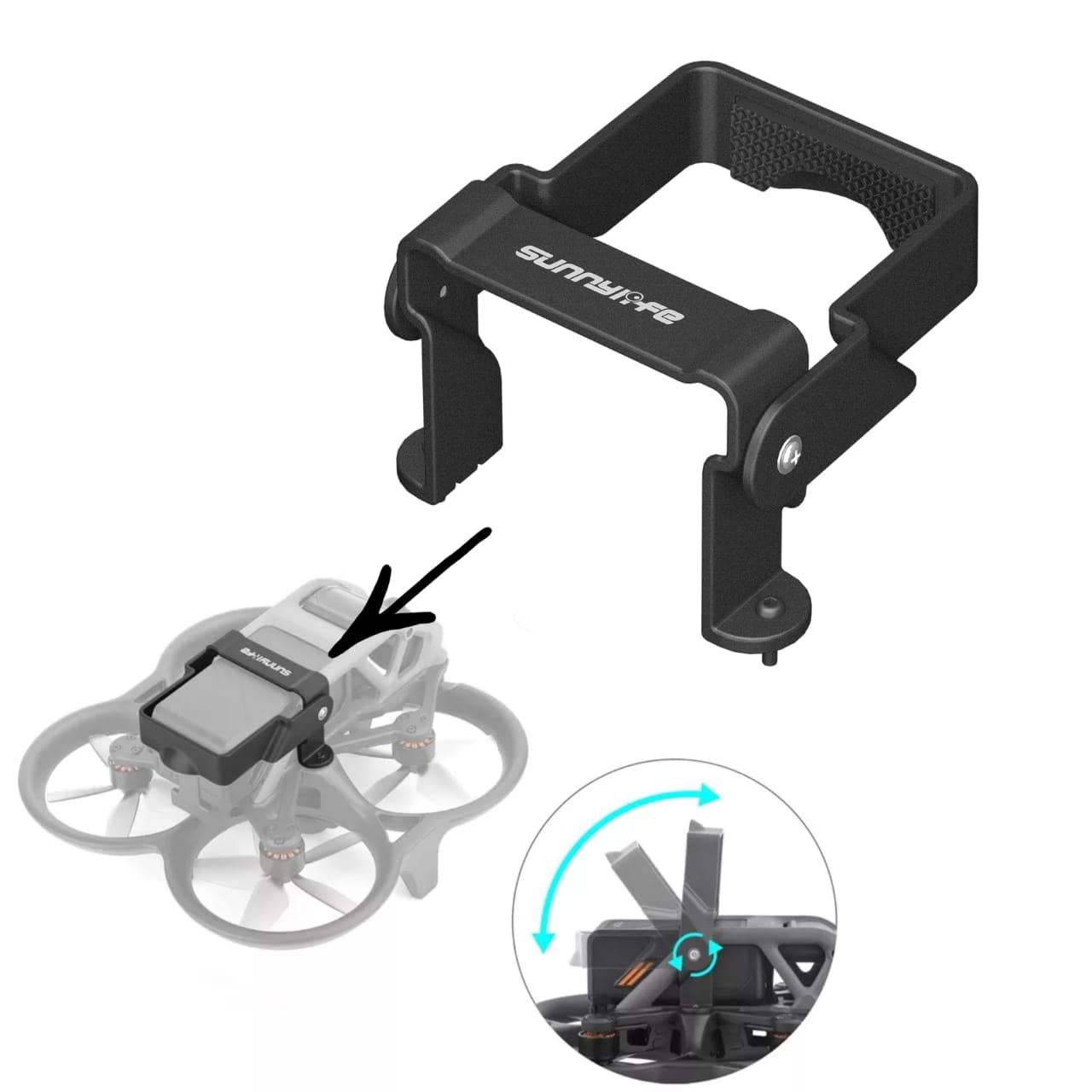 getzget Anti Release Buckle For Dji Avata Battery Compartment Sunnylife Foldable Lock Accessories-picture-29