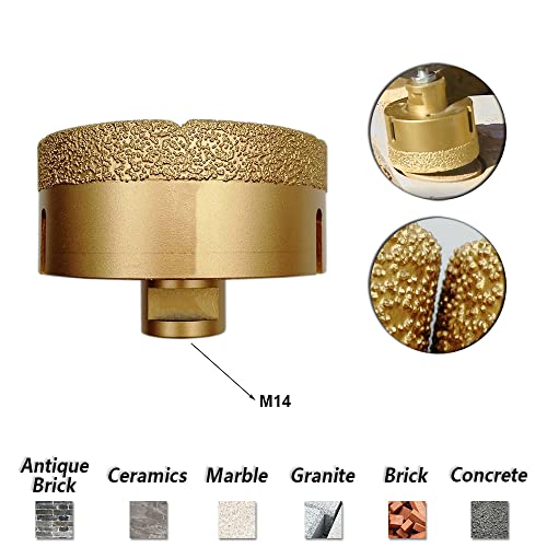 Broca de diamante de 100 mm para mármol y porcelana miniatura 3